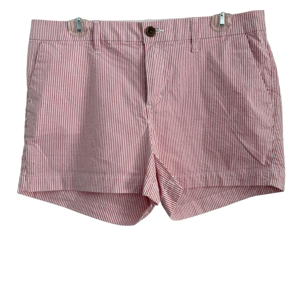 Old Navy Striped Shorts Red Size 10 Preppy Holiday Summer Vacation